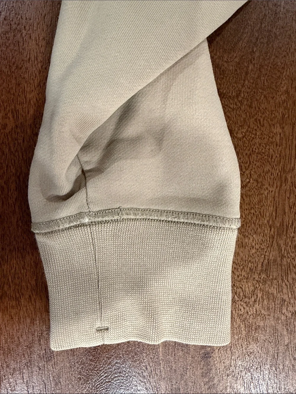 Banana Republic Men's Hooded Sweatshirt in Light Beige